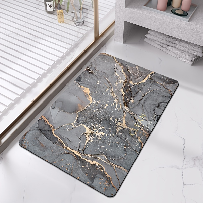 Gradient Color Super Absorbent Floor Mat - Soft Diatom Mud, Anti-slip,  Quick-drying, Shower Foot Pad, Doormat - Perfect For Bathroom Entrance And  Household Toilet - Temu