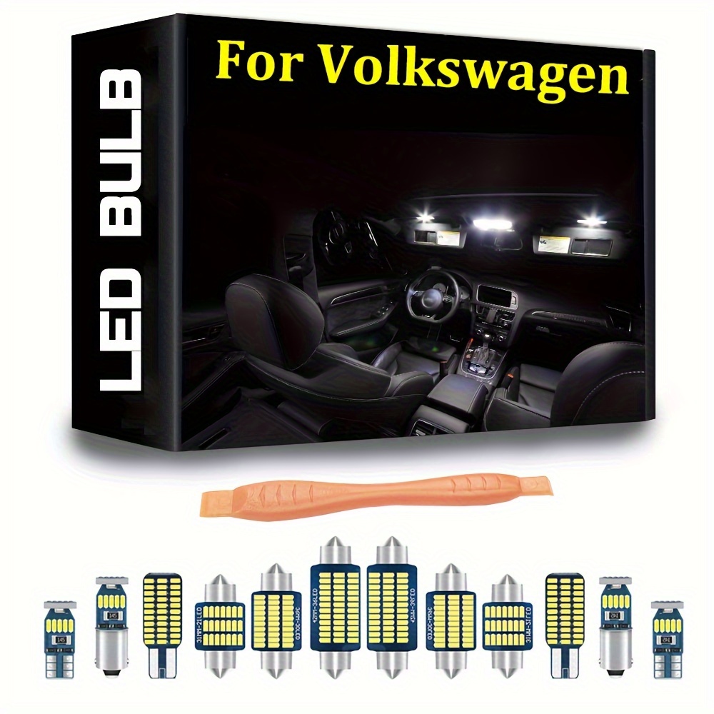 LanLan - Set di 2 luci per portiera auto, per VW Golf 4 Polacco
