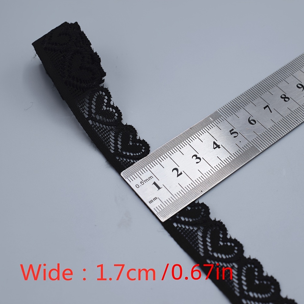 Decorative Elastic - Solid Black, 1 3/4