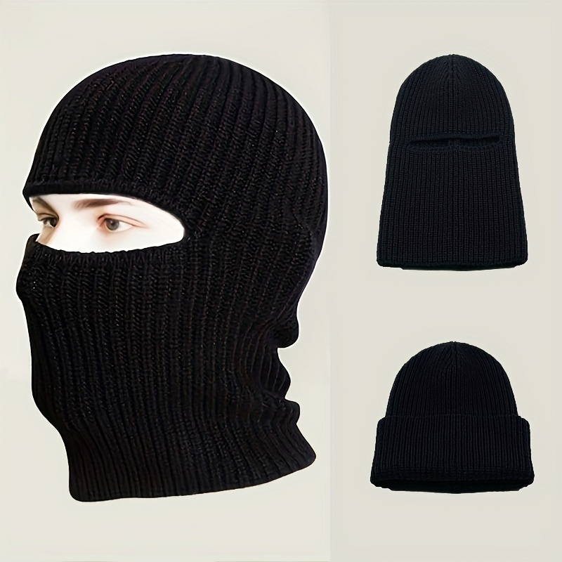 Knitting Hat Balaclava 2 In 1 For Men And Women Winter Outdoor