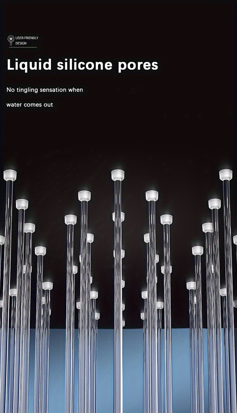 high pressure shower head with handheld 7 mode shower heads with 59 extra long stainless steel hose adjustable bracket   tile pets Product details 7