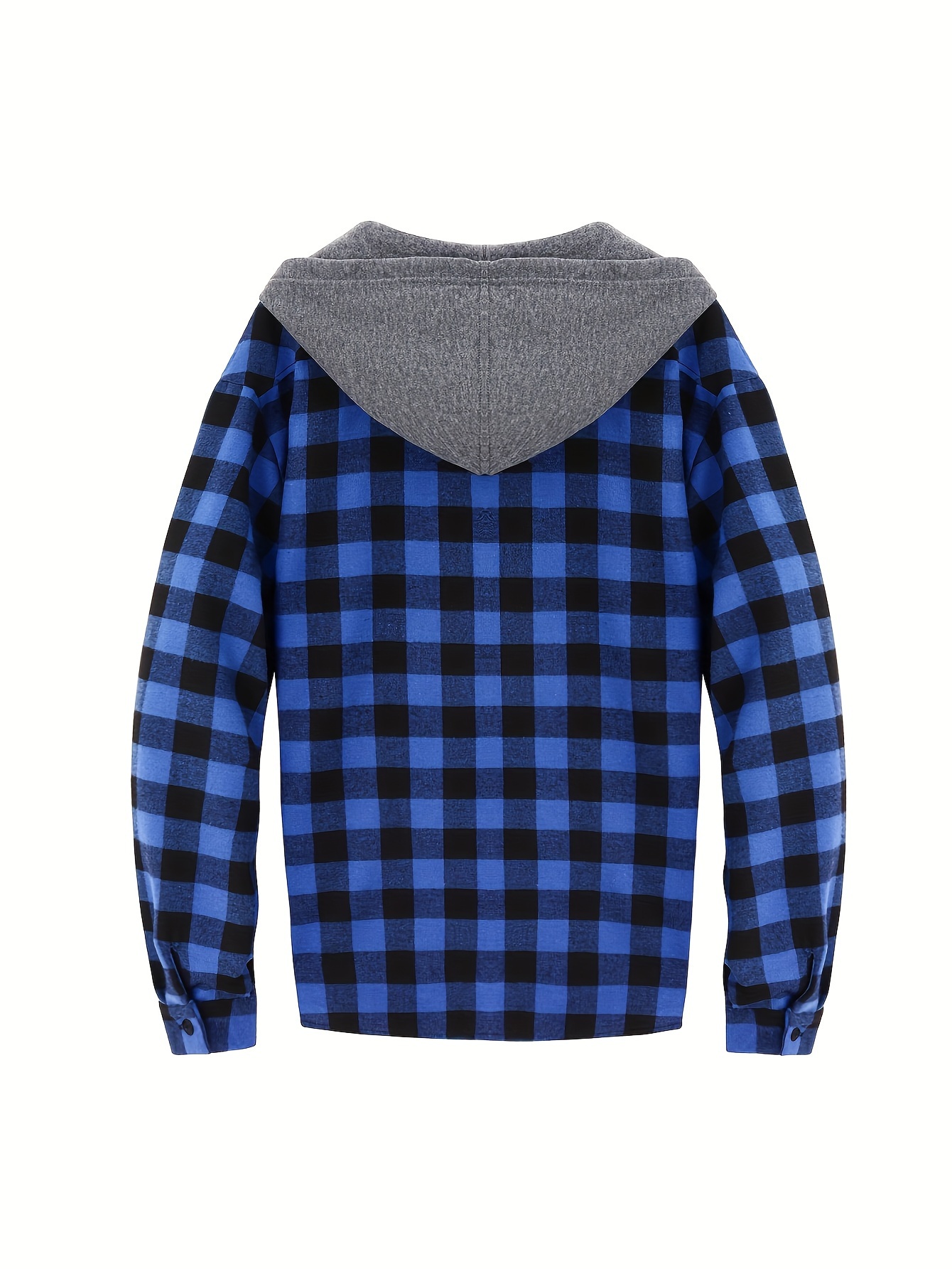 シャツ HUECLOSET hooded tartan check shirt SE247 Acne Studios Checked Hooded Flannel Shirt in Blue | Lyst