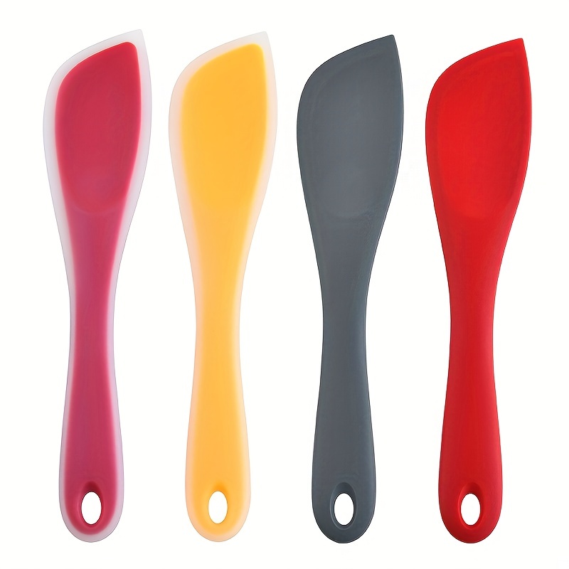 1PCS Kitchen Silicone Spatula Translucent For Cooking Dough Scrape