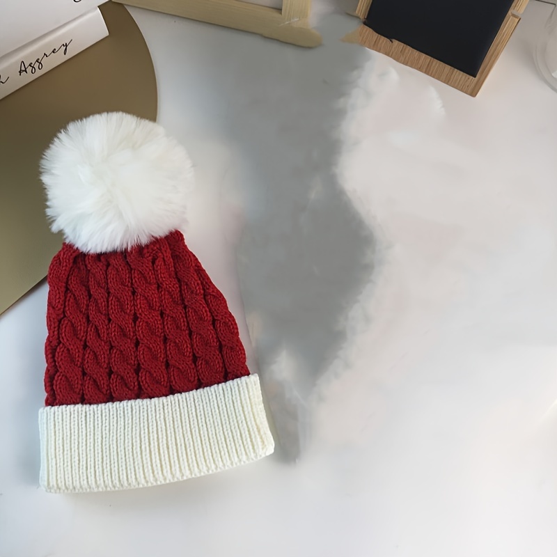 Noël Maman Bonnet Bébé Bonnet Parent-enfant Père Noël Chapeau Trico