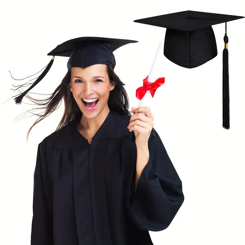 2023 Graduation Adjustable Graduation Hat Black - Temu