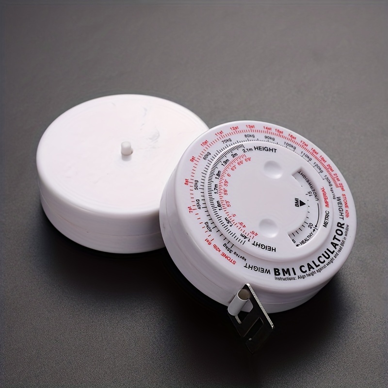 Bmi Body Tape Measure Plastic Retractable Tape Metric Scale - Temu