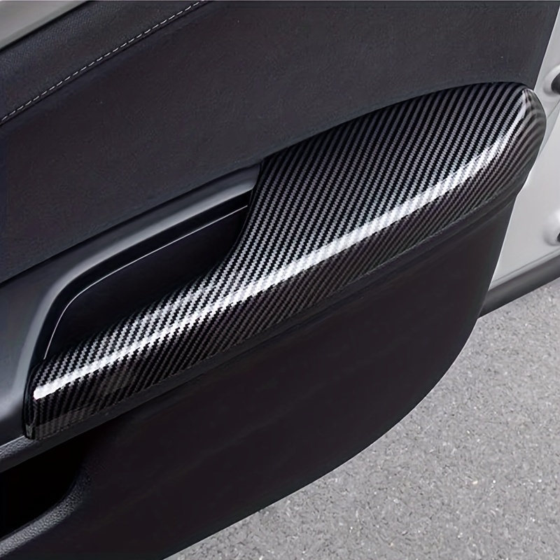 Carbon Fiber Look Car Door Handle Protector Cover Trim for Honda Accor
