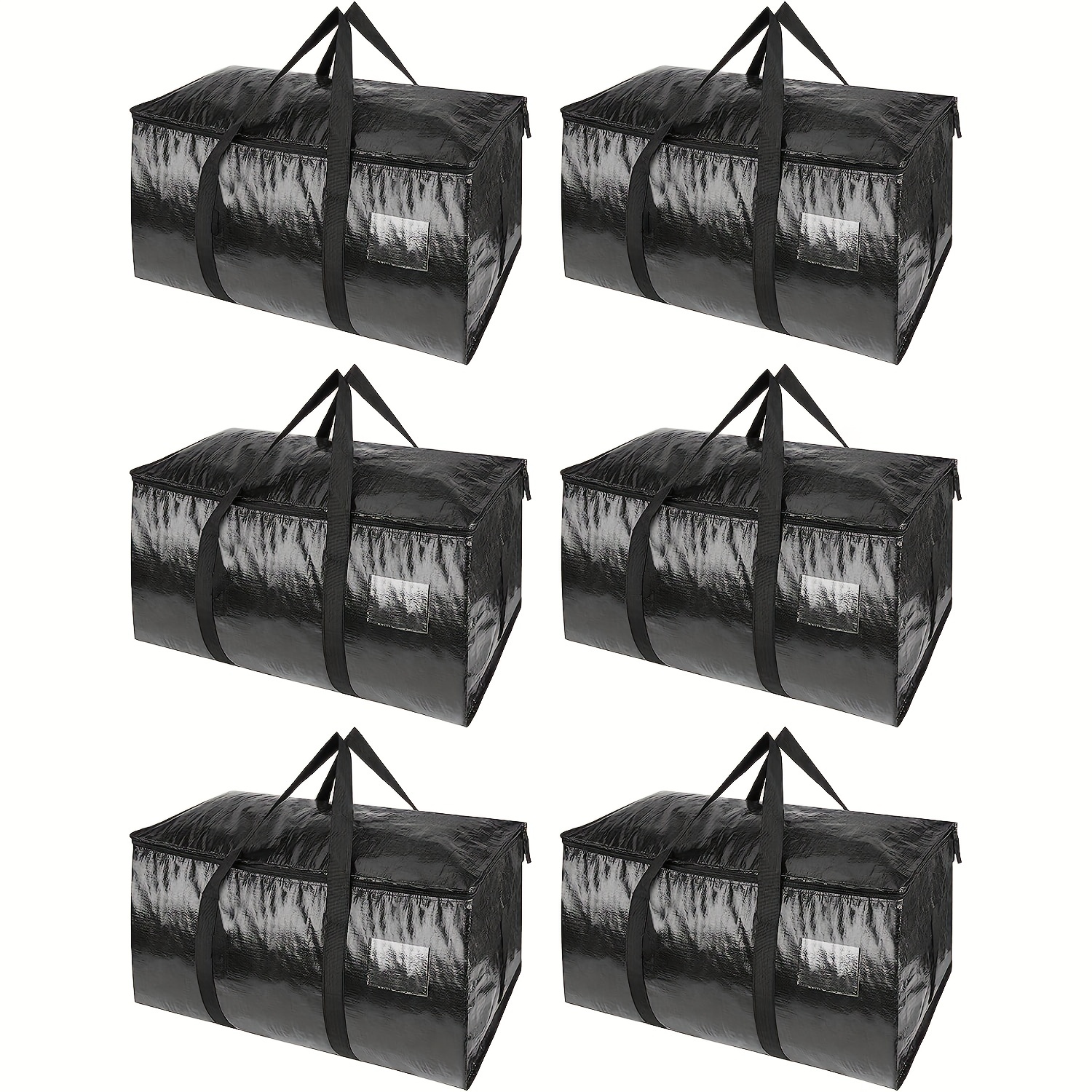 Extra Large Capacity Storage Bags With Zippers Carrying - Temu