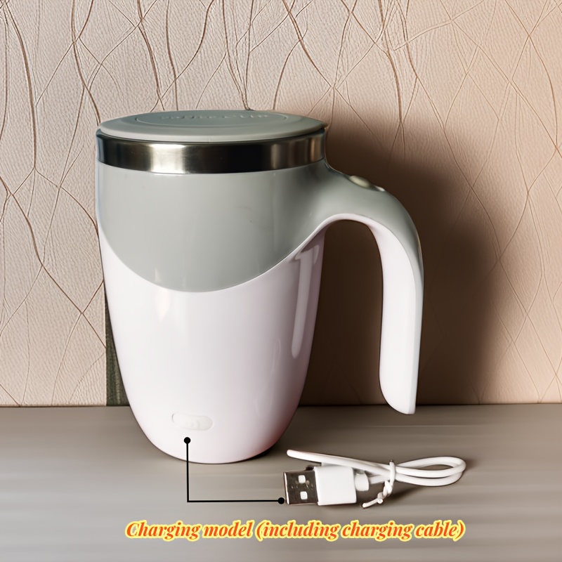 Electric Stirring Cup, Lazy Electric Coffee Stirring Cup, Stainless Steel  Automatic Stirring Milk Cup - Temu