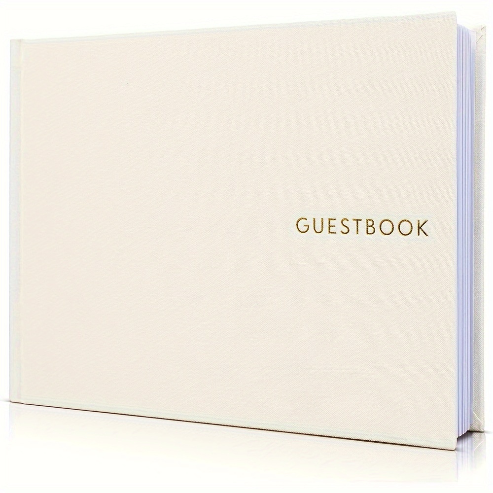 

Modern Wedding Guest Book For Your Wedding Reception - Simply Elegant Guestbook To Sign In - The Perfect Wedding Or Baby Shower Guest Book And Addition To Your Big Day
