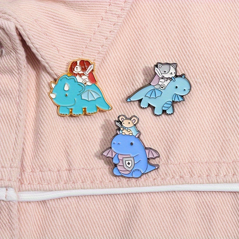 Série de broches de animais fofos Kawaii Gato / Peixe Etc Padrão de forma  de desenho animado bonito crachá de anime Acessórios de roupa - Temu  Portugal