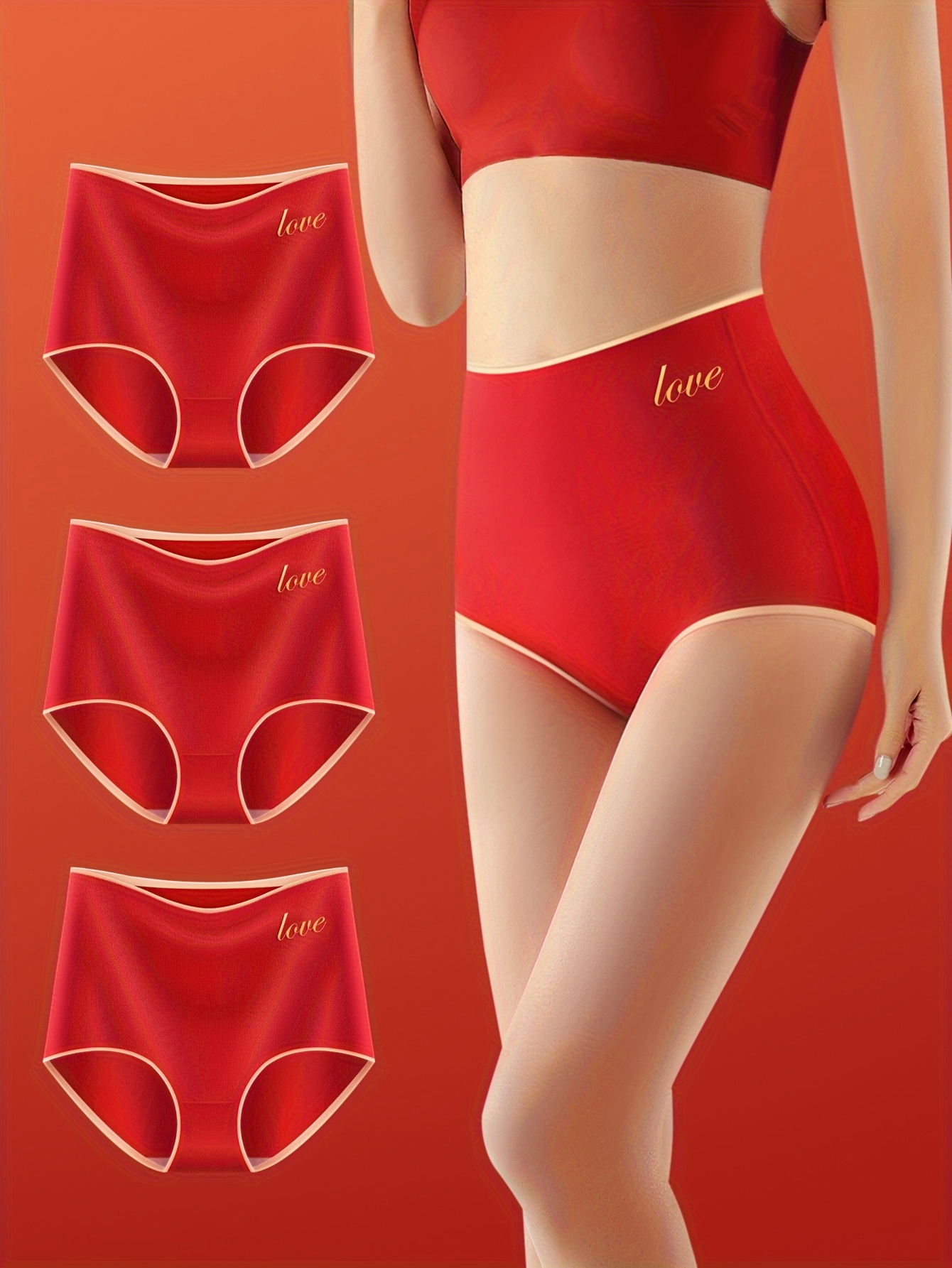 Red Underwear Women - Temu