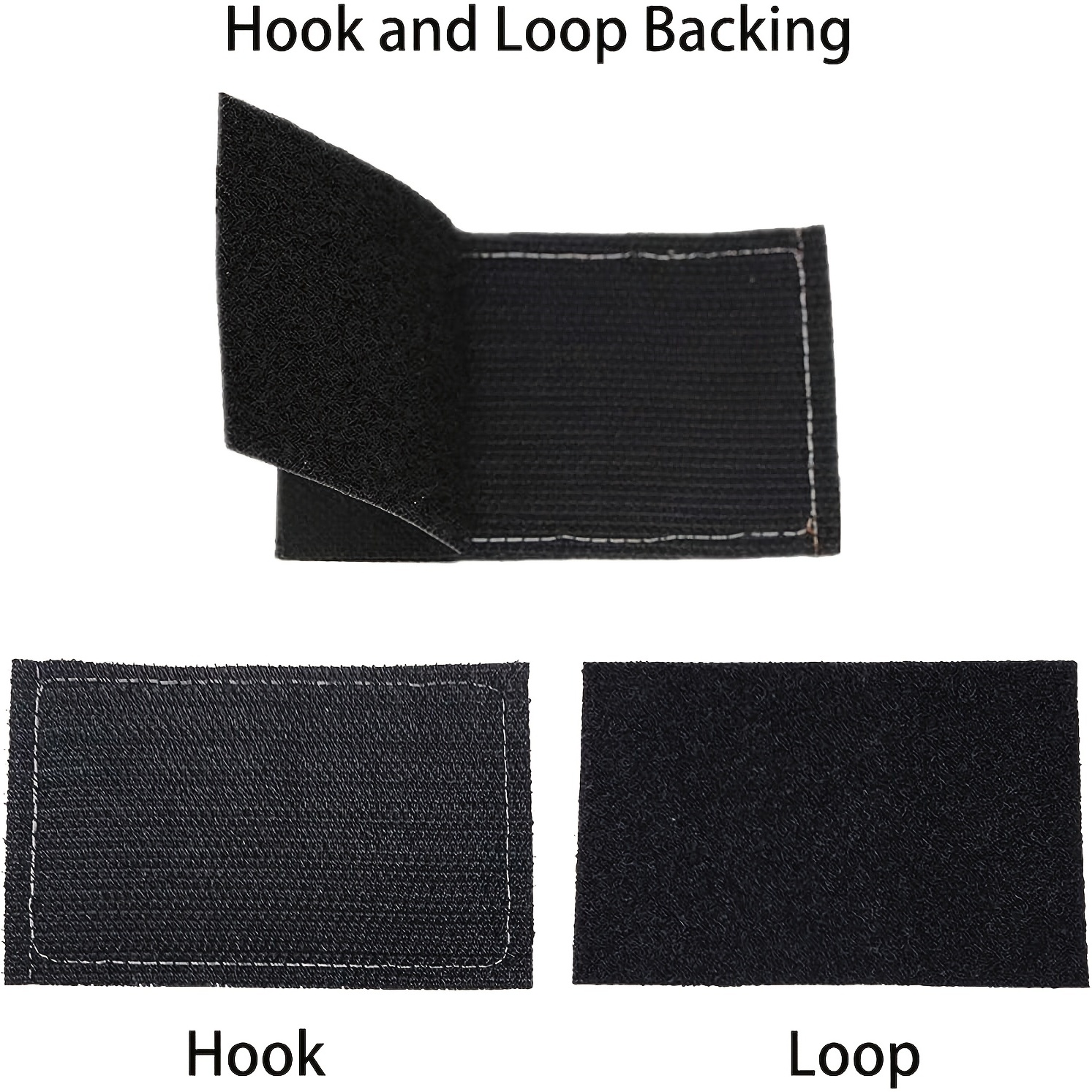 Pirate Edward Blackbeard Hook&Loop Armband Embroidery Patches