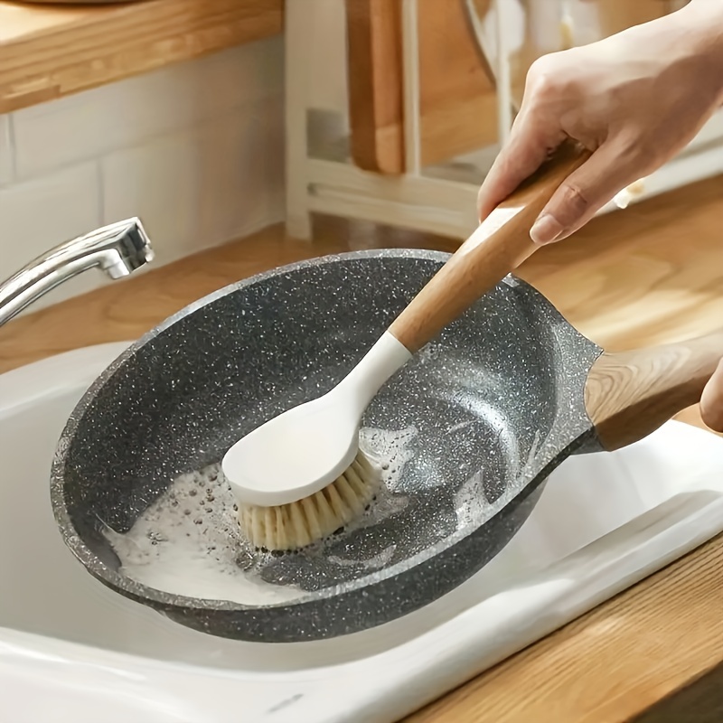 Pot Brush Household Kitchen Brush Dishwasher God Of Non-stick Oil Wash Pot  Brush To Remove Oil Can Receive Long Handle Cleaning Brush - Temu