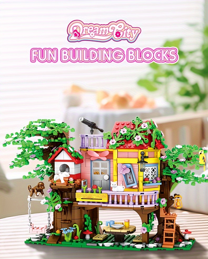 Set Modelli Mattoncini Casa Sullalbero (840 Pezzi), Giocattoli Costruzione  Te Case Foresta, Gioco Costruzione Creativo Adulti Bambini, Decorazioni  Casa, Set Costruzioni Giocattoli Hobbisti, Idea Regalo Natale Adulti, Trova Grandi Offerte Ora