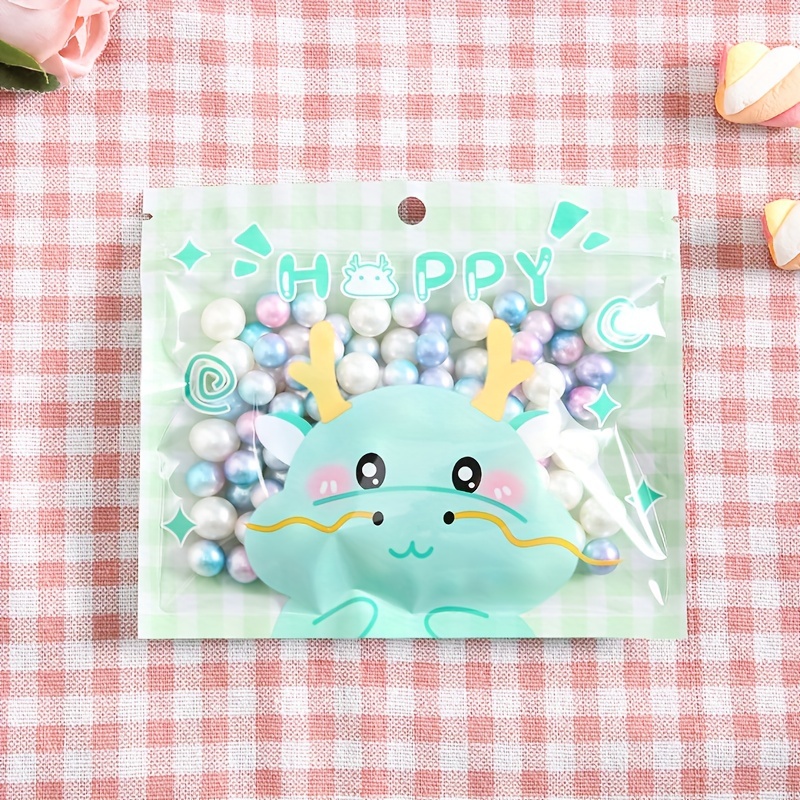 Cute Animal Shape Food Storage Bag Translucent Pearlescent - Temu