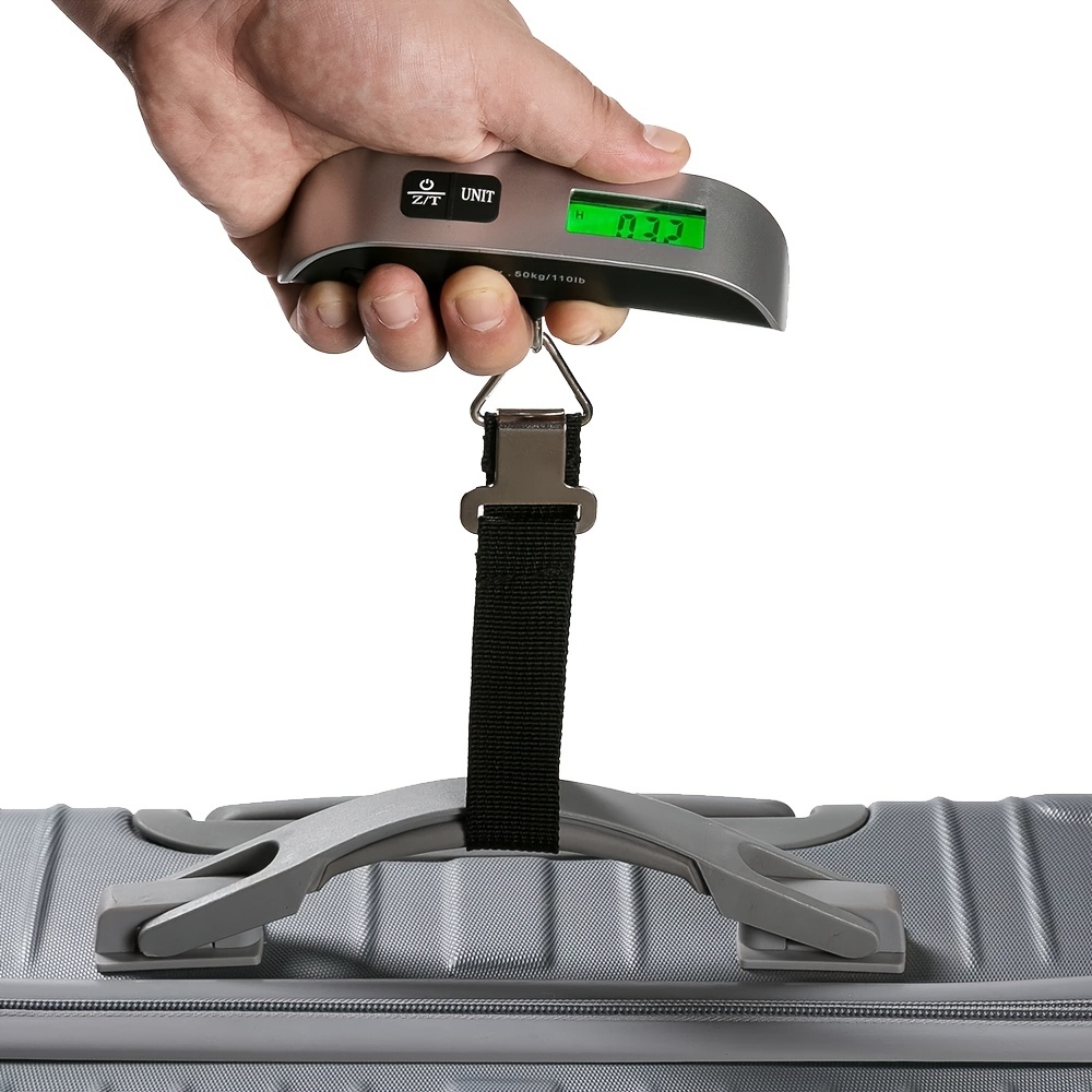 FREETOO Balanza de equipaje portátil Balanza de viaje digital Balanzas de  maleta con función de tara Capacidad de 110 lb/ 50KG