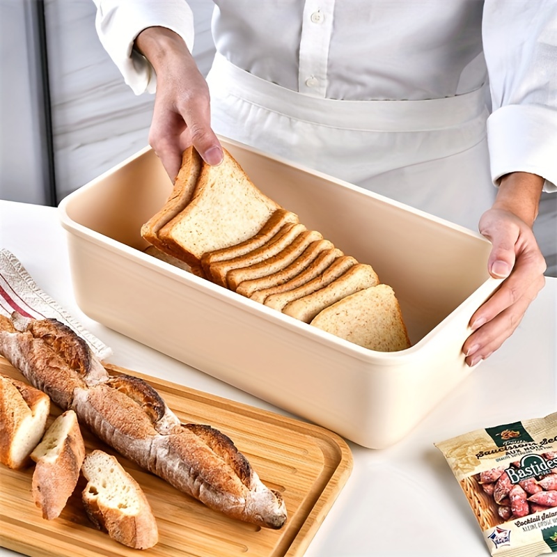 1Pcs Bread Storage Container Box Kitchen Dispenser Bread Boxes