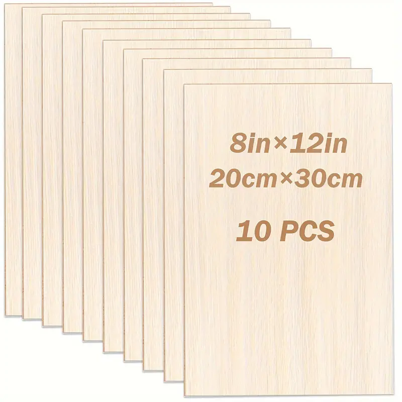 Bassinet Wood Panels For Crafts Thick Smooth Surface - Temu