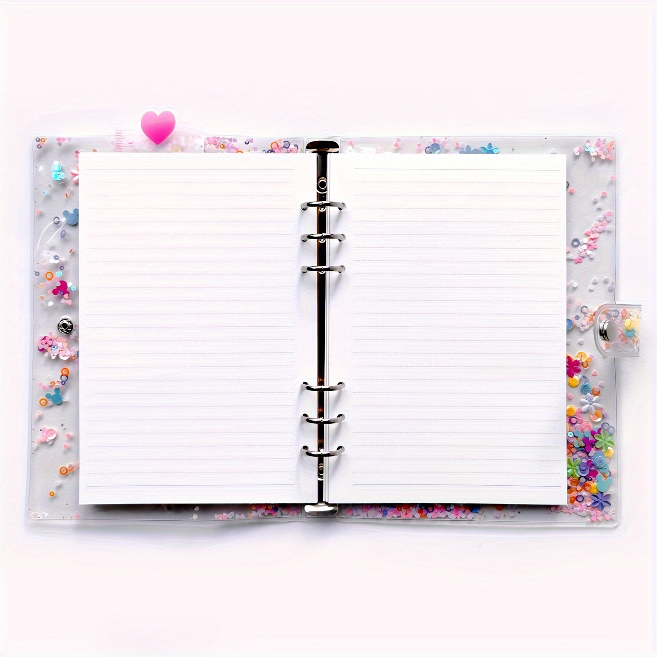 Cute Pvc Soft Transparent A5 A6 Loose-leaf Notebooks and Journals Diary  Kawaii Daily Weekly Planner Notebook School Stationery