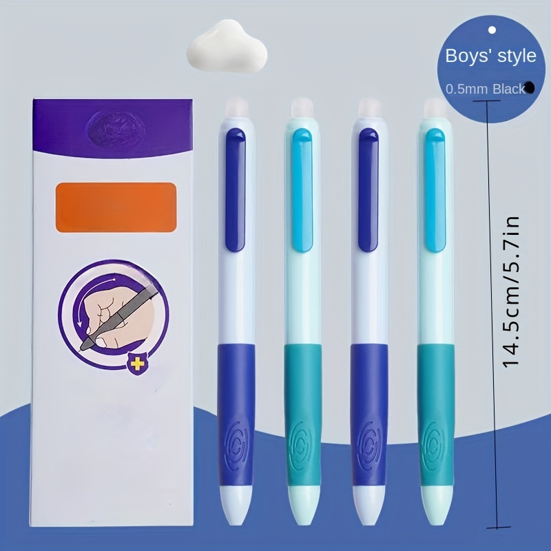 Thermal Hot Erasable Gel Pen Black Blue Ink Friction - Temu