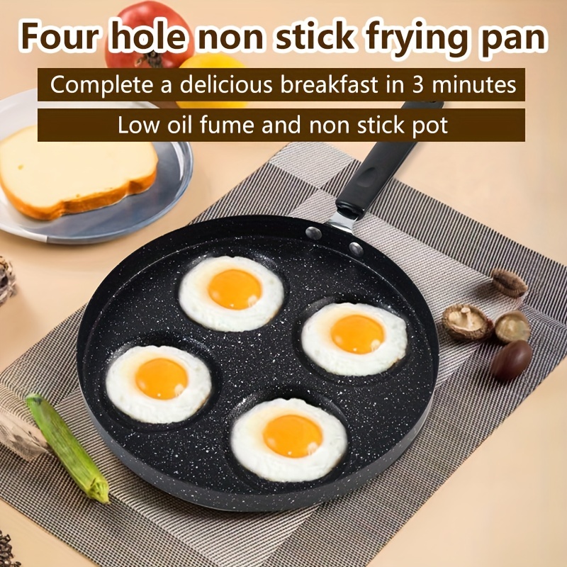 4 Stainless Steel Non-Stick Fried Egg Pancake Ring Molds