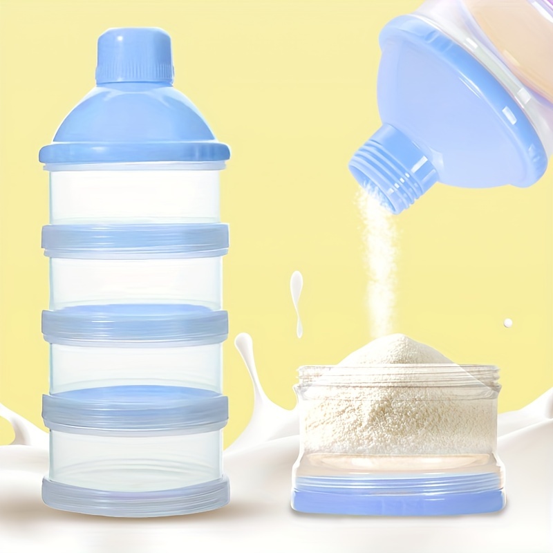 30g & 60g 4-Layer Portable Milk Powder Container, Spacious Formula Dispenser