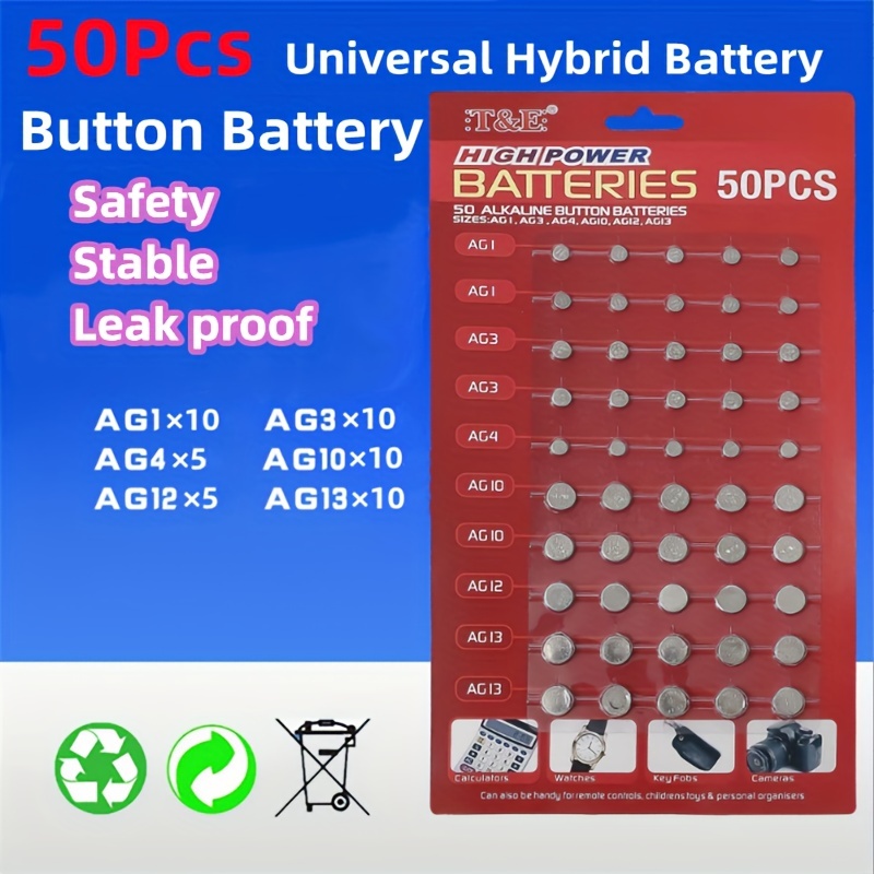 10pcsPack AG1 Coin Battery 155V 364 SR621SW LR621 621 LR60 CX60 Alkaline  Button Cell Batteries for Watch 