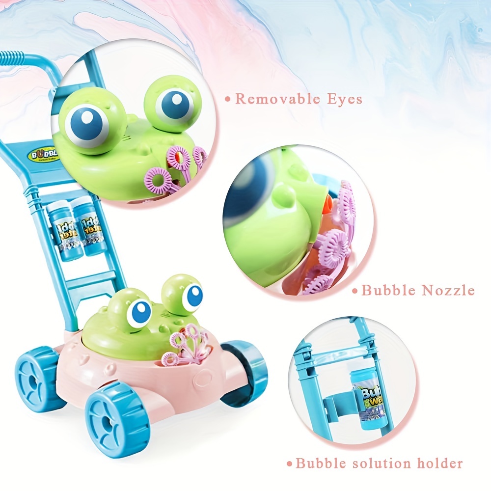 Delightful Summer Fun For Kids: Temi Bubble Lawn Mower With - Temu