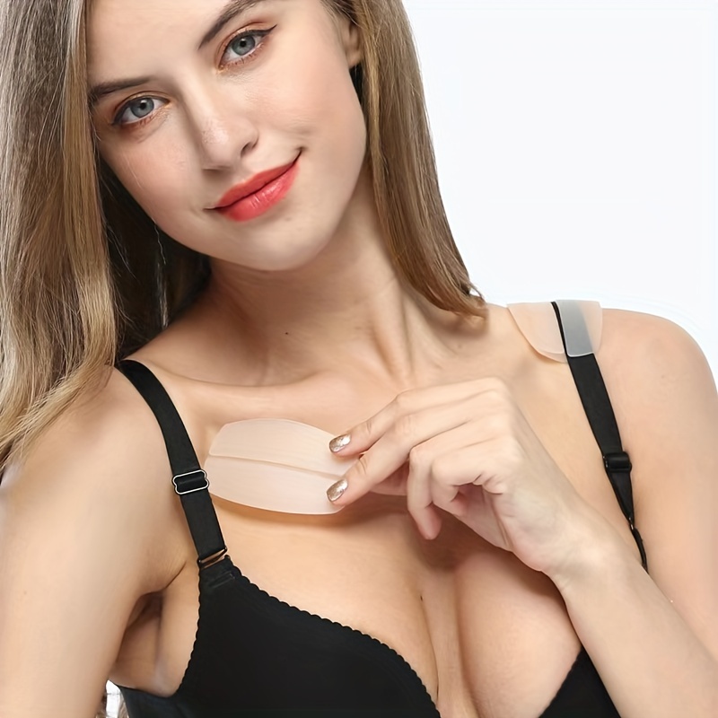 Silicone Bra Strap Cushions Holder, Women's Soft Silicone Bra Strap  Cushions Holder Non-slip Shoulder Protectors Pads (1pair) - Shoulder Pads -  AliExpress