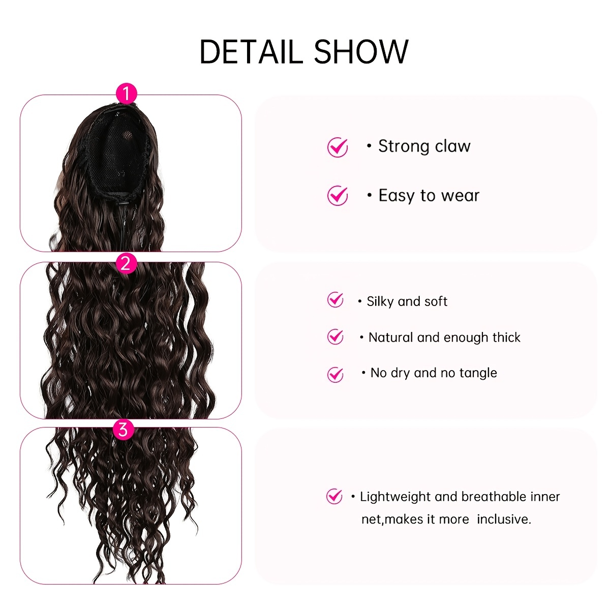 Ponytail shop extension instructions