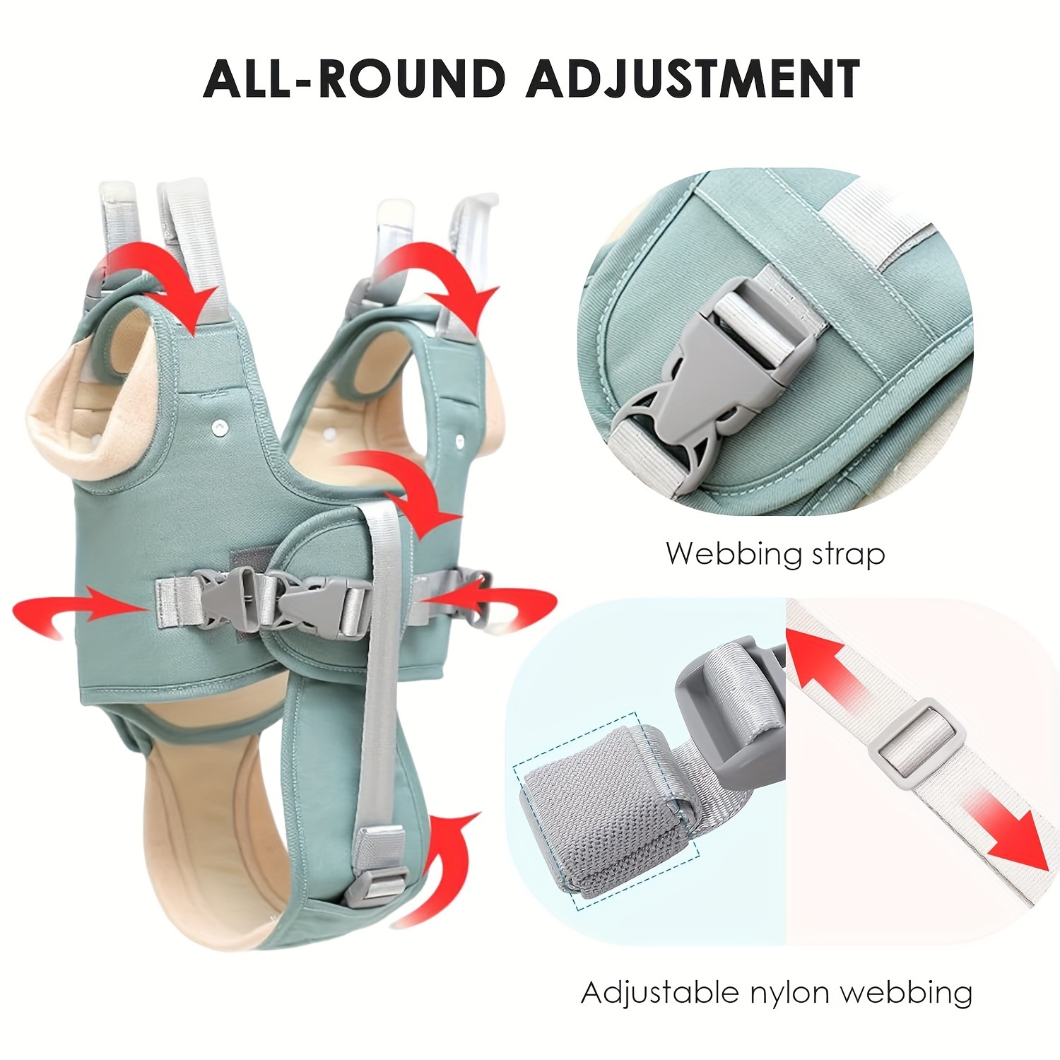 Walking Harness Walker Assistant Belt Adjustable Safety - Temu