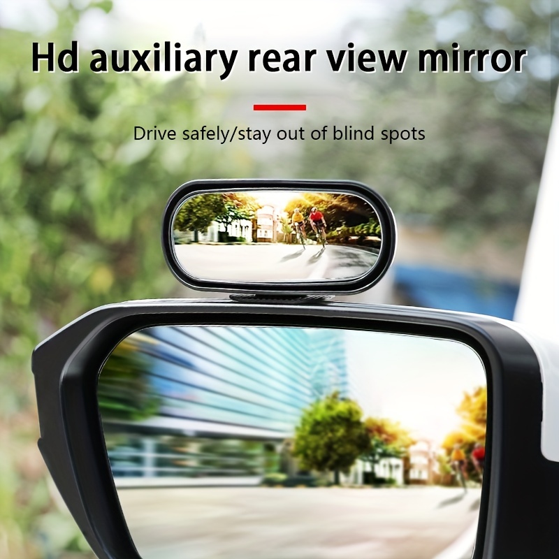 4 espejos retrovisores con forma de abanico para coche, diseño giratorio de  360 grados, espejo retrovisor convexo de seguridad para coche, camión