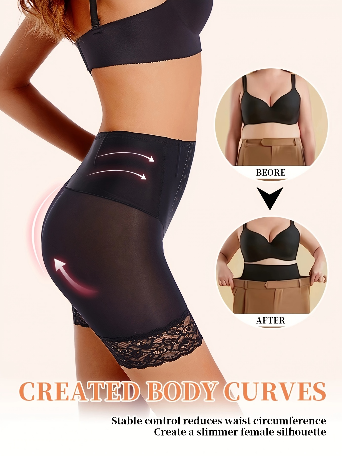 Ropa Moldeadora Mujer  Tanga Moldeador De Cintura Alta Silhouette