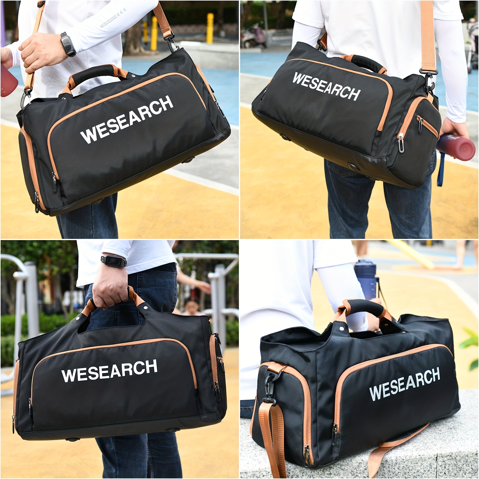 Gym Bag Fitness Dry And Wet Separation Yoga Bag Waterproof Travel Shoes  Handbag 