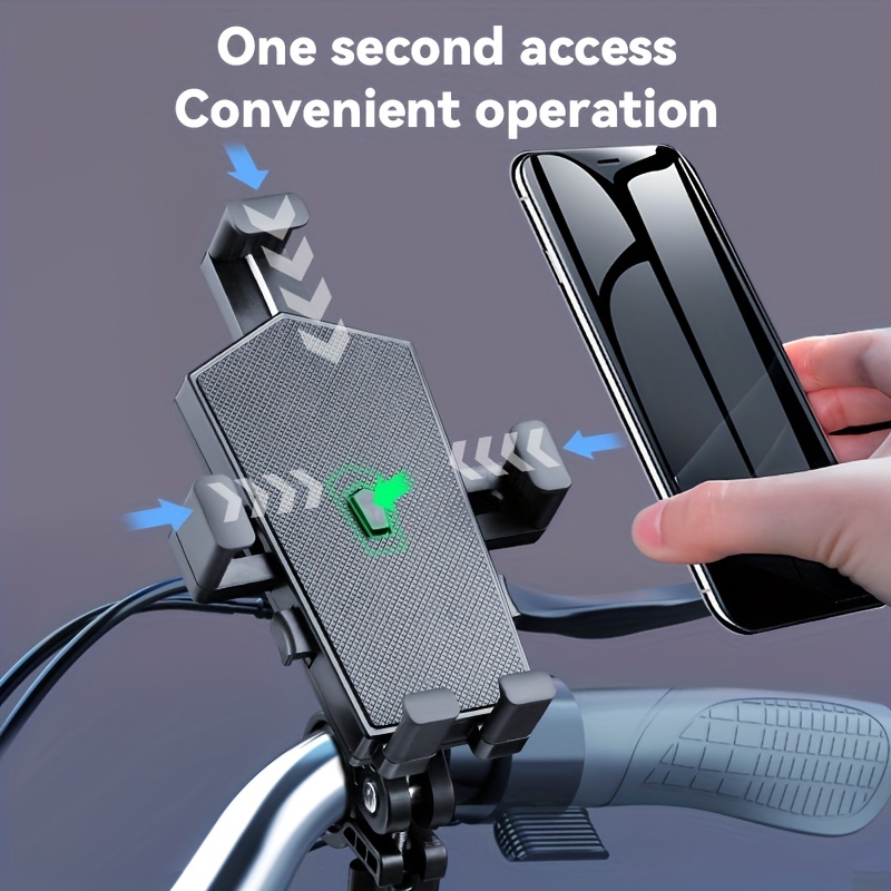 Support Téléphone Moto Vélo Rotatif à 360 Degrés