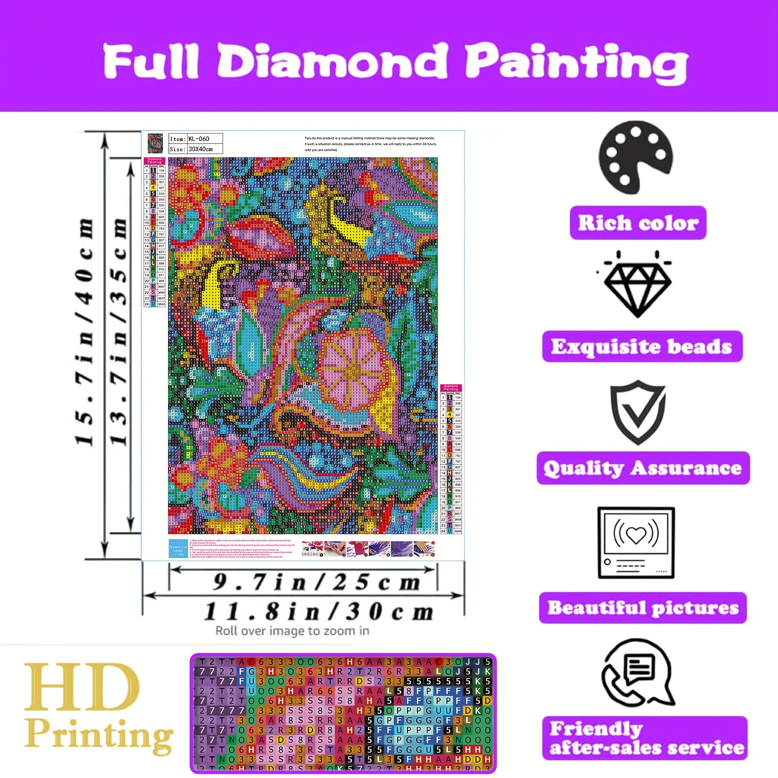 Datura Diamond Painting Kits For Adults Full Diamond Art - Temu Australia