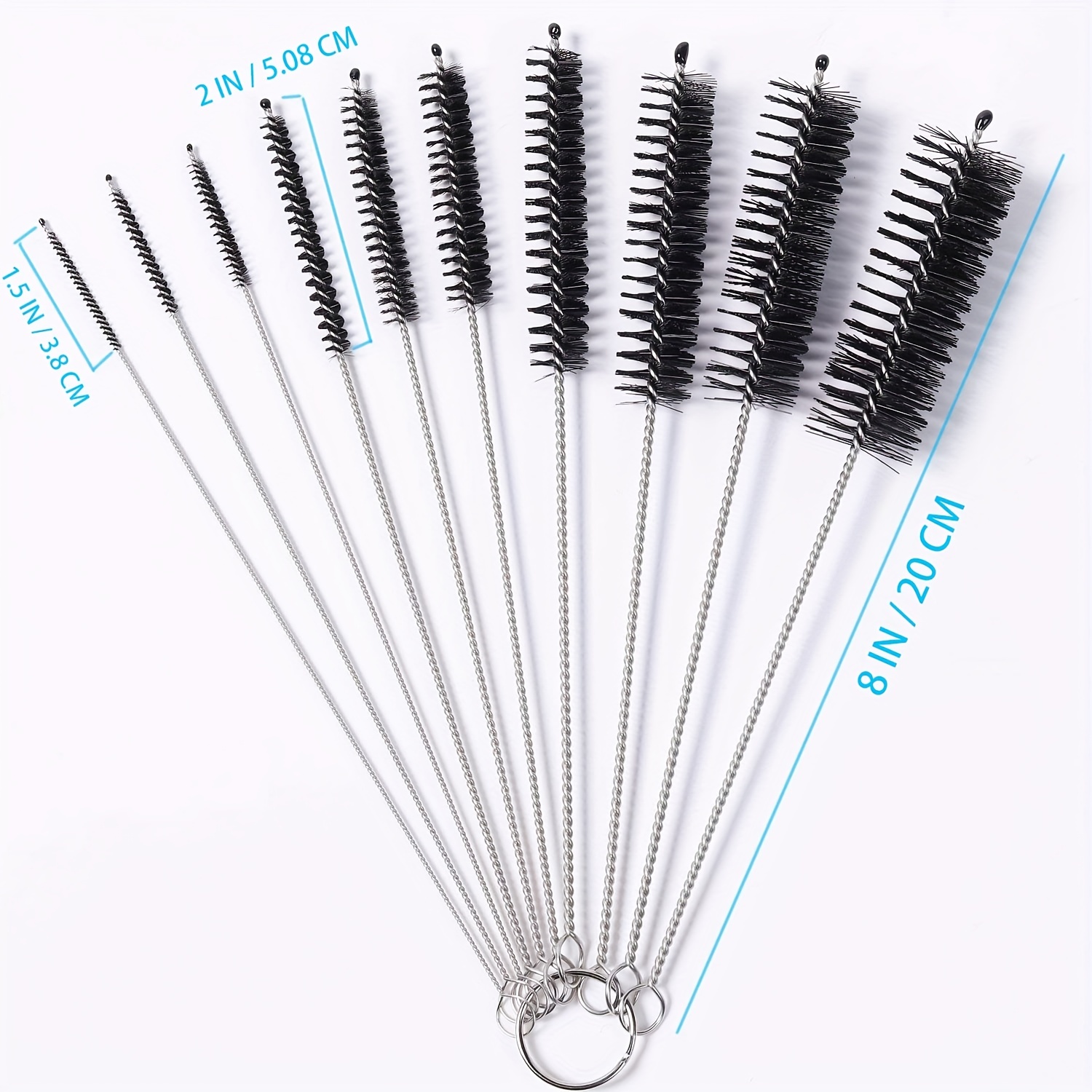 Metal Wire Tube Brushes  Various Diameters and Lengths