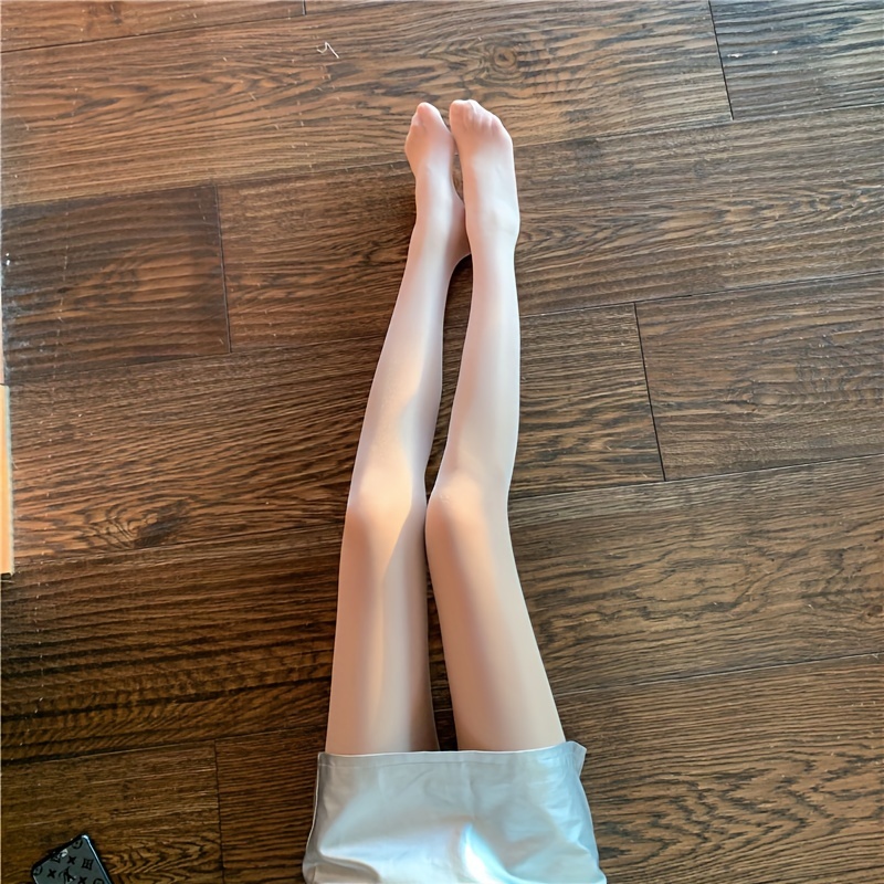 Sexy Silky Velvet Pantyhose Ultra thin Shiny Elastic Sheer - Temu Canada