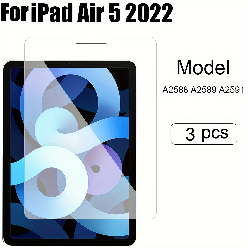 For Apple iPad Air 10.9inch 5th Generation 2022 Tempered Glass Screen  Protector