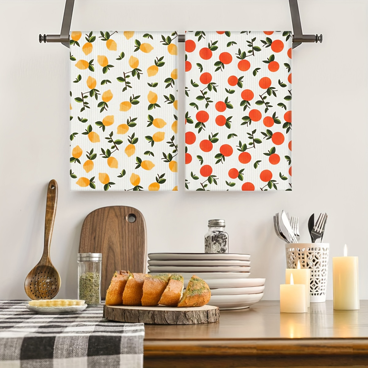 Microfiber Thick Kitchen Towel Super Absorbent Dishcloth Household Rags Non-Stick Oil Table Cleaning Wipe Cloth Scouring Pad - Foto 10