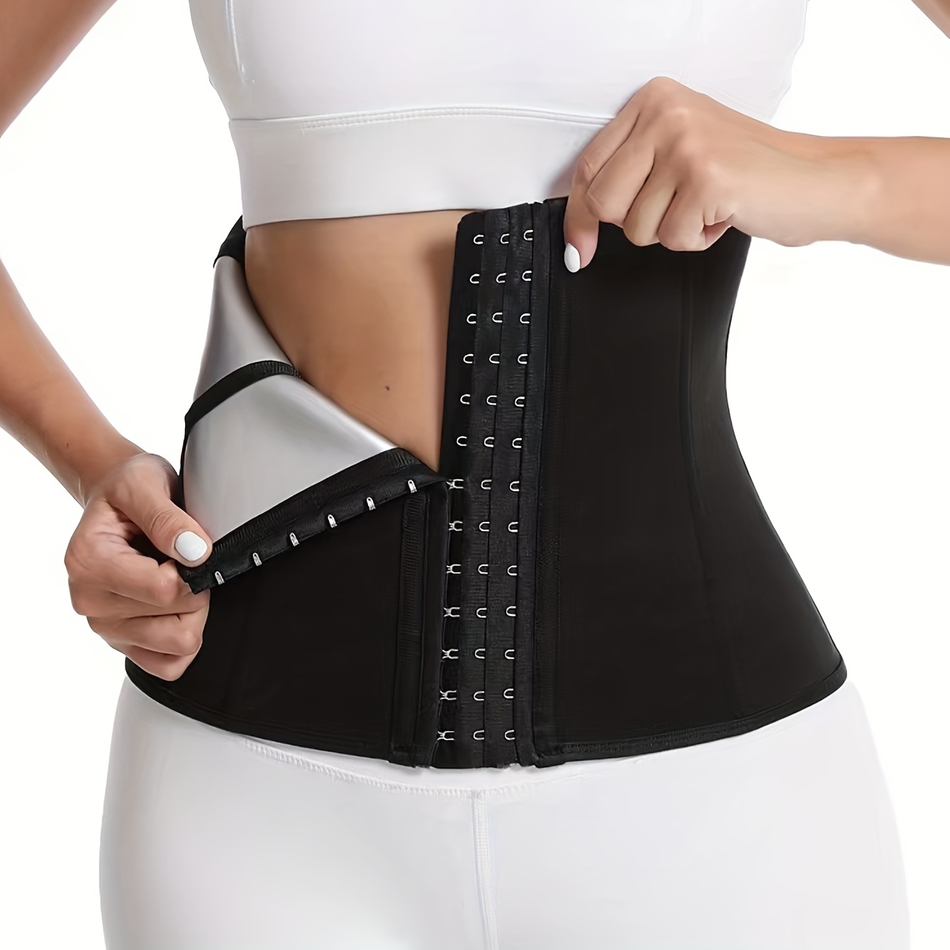 Elastic Sauna Belts Sport Yoga Girdle Waist Trainer Corsets - Temu
