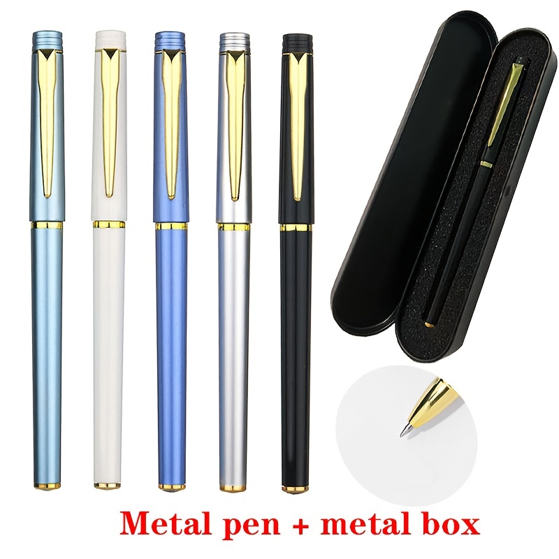Portable Metal Pencil Case Durable Tinplate Stationery Box - Temu