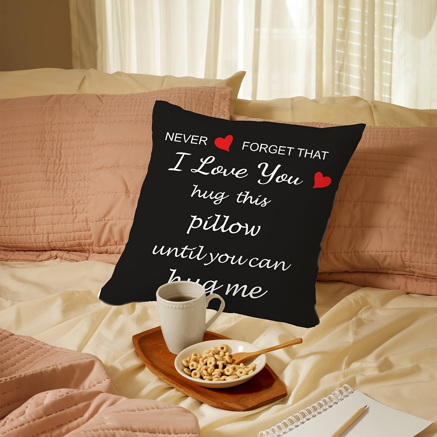 1 Throw Pillow Covers I Love You Hug This Pillow Can Gifts For Girlfriend Birthday Gifts For Girlfriend Girlfriend Gifts