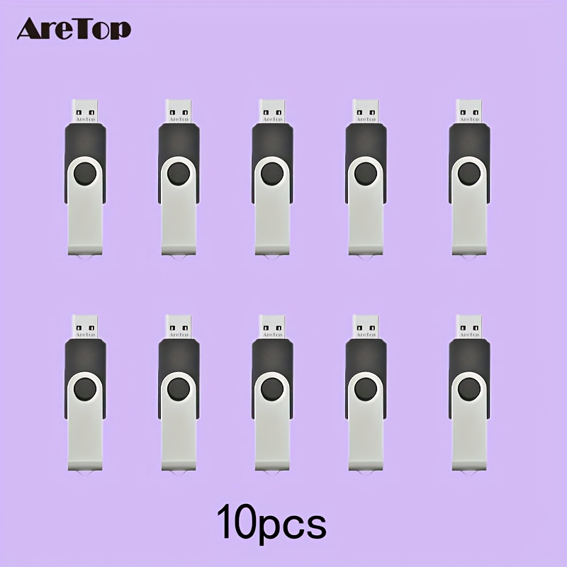 Clé USB Aretop Lot de 5 Clé USB 4Go Flash Drive 2.0 Mémoire Stick