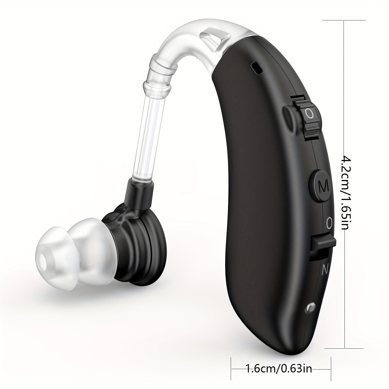Amplificador auditivo - Amplificadores auditivos para personas mayores -  Amplificador de sonido en el oído - Dispositivo auditivo personal para  ayudar a los adultos Dispositivo de mejora auditiva con anuncio