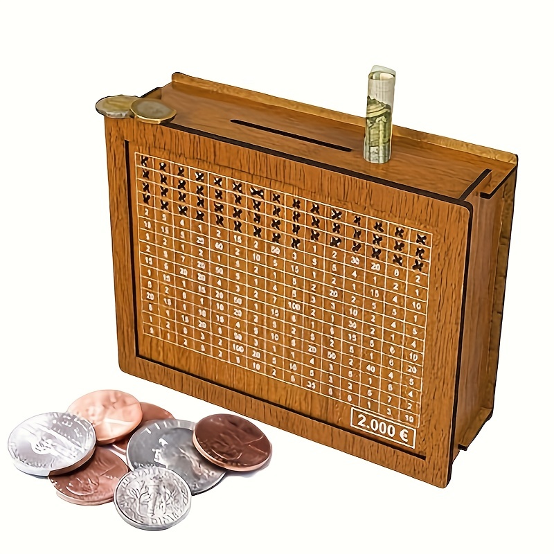 Money Box, Tirelire, Boîte À Argent En Bois, Boîte À Économies