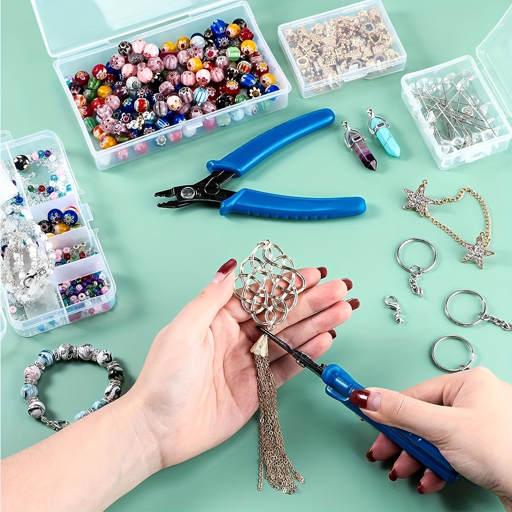 2pcs Jewelry Pliers, Jewelry Making Tool Split Ring Pliers And Jewelry Bead Crimping  Pliers Jewelry