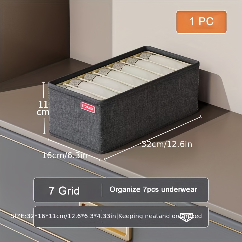 Divided Storage Box,Grid Storage Box Dustproof Grid Organizer Box Grid  Container Highly Versatile 