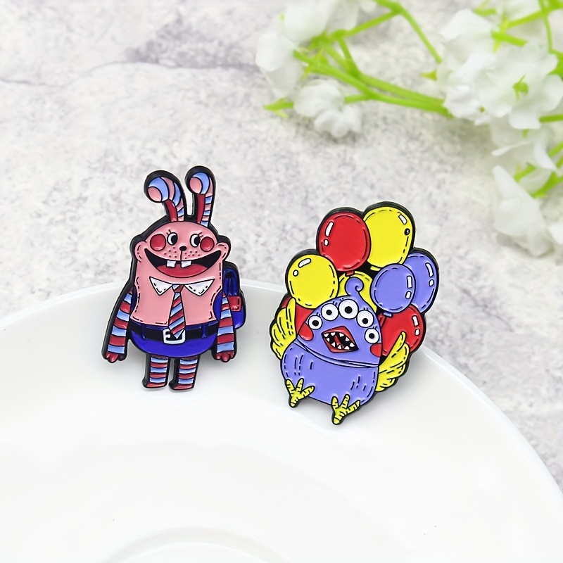 Exquisite Adorable Cartoon Brooch Y2k Bunny Monster Design - Temu